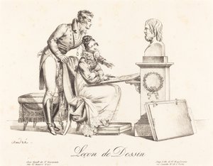 Zeichenunterricht von Johann Anton André