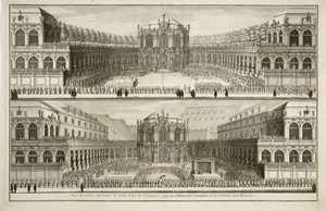 Ansicht ... des königlichen Gartens der Orangerie von Johann August Corvinus nach Carl Heinrich Jacob Fehling