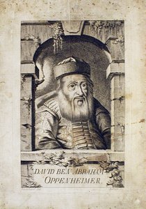 Porträt von David Oppenheim 1664-1736, Oberrabbiner von Prag