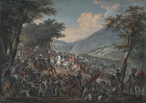 Kaiser Alexander I. und sein Gefolge durchqueren die Vogesen im Juli 1815, 1825