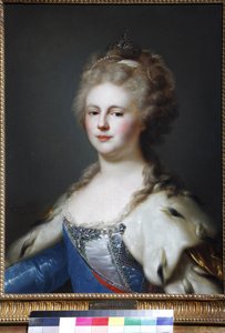 Porträt von Kaiserin Maria Feodorovna (Sophie Dorothea von Württemberg) (1759-1828)