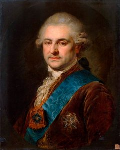 Porträt von Stanislaw II August Poniatowski, zweite Hälfte des 18. Jahrhunderts von Johann Baptist von Lampi the Elder