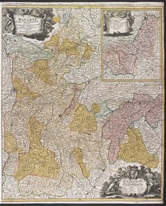 Karte von Bayern, 