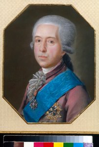 Porträt des Grafen Mikhail Mikhailovitch Golitsyne von Johann Bardou