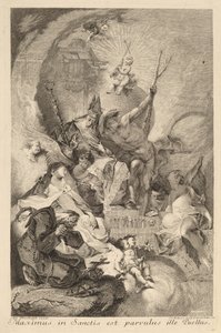Vier Heilige von Johann Beheim after Franz Anton Maulbertsch