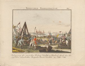 Belagerung der russischen Festung Nyslott in Finnland