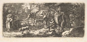 Almosen von einem Fuhrmann, 1814