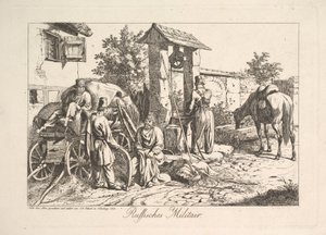 Kosake am Brunnen, 1815