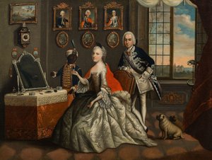 Georg Wilhelm von Hessen-Darmstadt und seine Schwester Caroline Louise
