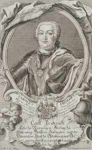 Porträt von Herzog Karl Friedrich von Holstein-Gottorp, Mitte des 18. Jahrhunderts