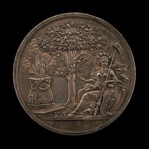 Minerva ermutigt den Staat [Rückseite], 1747
