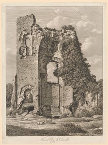 Landschaft - in der Nähe des Circus des Caracalla von Johann Christian Reinhart
