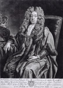 Sir John Houblon (1632-1711) graviert von R. Williams