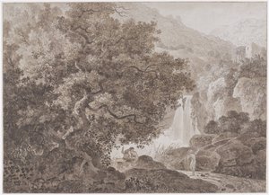 Bewaldete Berglandschaft (Tivoli)