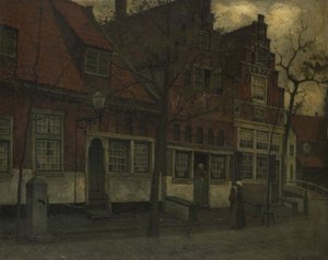 Häuser in der Breedstraat von Johann Eduard Karsen