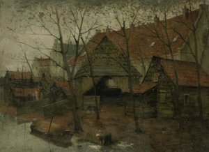 Die Vinkenbuurt nahe Amsterdam von Johann Eduard Karsen