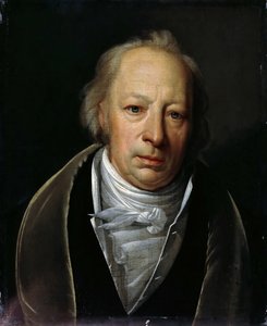 Porträt von Friedrich August Wolf, 1759-1824, 1823 von Johann Eduard Wolff