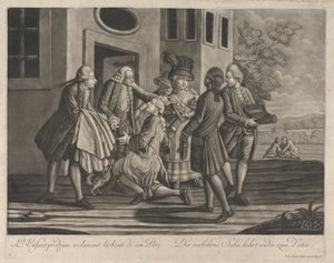 Der verlorene Sohn bittet um die Güte seines Vaters von Johann Elias Haid
