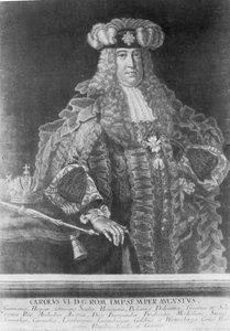 Karl VI. (1685-1740), Heiliger Römischer Kaiser von Johann Elias Ridinger or Riedinger