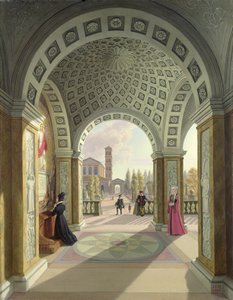 Italienischer Kirchhof, 1845 von Johann Erdmann Hummel