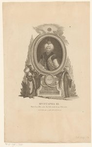 Porträt von Mustafa III. von Johann Esaias Nilson