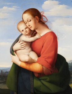 Madonna mit Kind von Johann Evangelist Scheffer von Leonhardshoff