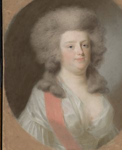 Augusta Maria Carolina von Nassau-Weilburg (1764-1802). Nichte von Wilhelm V., Prinz von Oranien-Nassau, Tochter seiner Schwester Carolina von Johann Friedrich August Tischbein