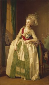 Porträt von Prinzessin Natalya Vladimirovna Saltykova, 1780er von Johann Friedrich August Tischbein
