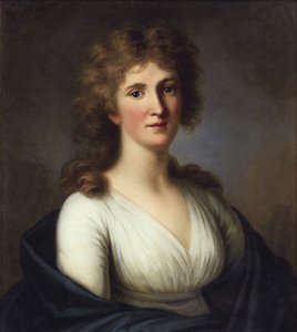 Porträt von Sara Anna von Miltitz 1774-1819 von Johann Friedrich August Tischbein