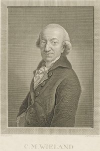 Porträt des Dichters und Schriftstellers Christoph Martin Wieland 1733-1813, 1797