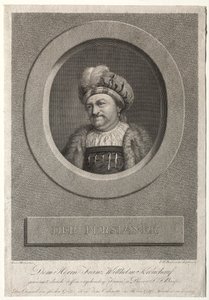 Der Perser - Porträt von Franz Wilhelm Kreuchauf von Johann Friedrich Bause
