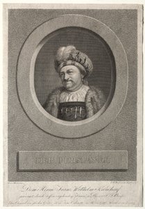 Der Perser - Porträt von Franz Wilhelm Kreuchauf, 1869 von Johann Friedrich Bause