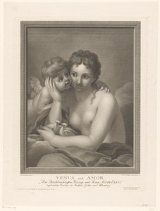 Venus und Amor von Johann Friedrich Bause