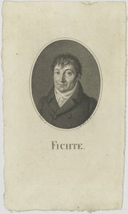 Porträt von Johann Gottlieb Fichte 1762-1814, 1812 von Johann Friedrich Bolt