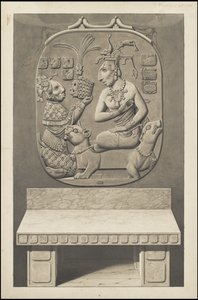Eine Sammlung von Waldecks Originalkunstwerken von Mesoamerika, Box 13 von 22 von Johann Friedrich Maximilian von Waldeck