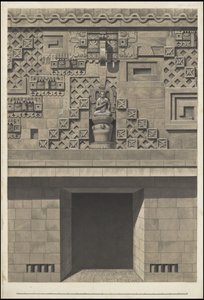 Eine Sammlung von Waldecks Originalkunstwerken von Mesoamerika, Box 17 von 22 von Johann Friedrich Maximilian von Waldeck