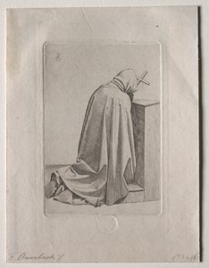 Ein betender Mönch von Johann Friedrich Overbeck