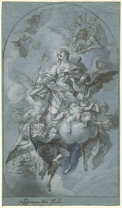 Die unbefleckte Empfängnis von Johann Georg Bergmuller