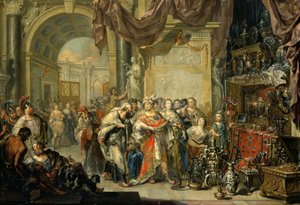 Kroisos und Solon von Johann Georg Platzer