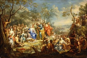 Die Speisung der Fünftausend von Johann Georg Platzer