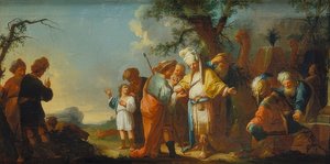 Joseph wird an die Midianiter verkauft von Johann Georg Trautmann