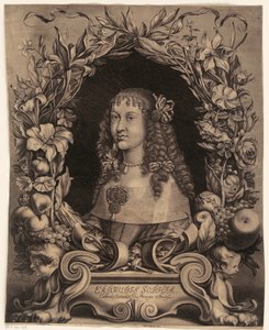 Porträt von Erdmuthe Sophia, Markgräfin von Brandenburg-Bayreuth