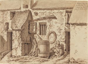 Ein rustikales Haus in der Grand Rue in Sceaux-Les-Chartreux von Johann Georg Wille
