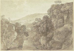 Gebiet in der Nähe von Subiaco von Johann Georg von Dillis