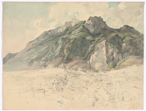Monte Epomeo auf Ischia von Johann Georg von Dillis