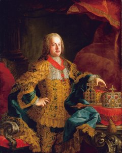 Porträt von Kaiser Franz I., 1752 von Johann Gottfried Auerbach