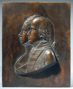 Friedrich Wilhelm III. als Kronprinz mit Ehefrau Luise von Mecklenburg-Strelitz von Johann Gottfried Schadow