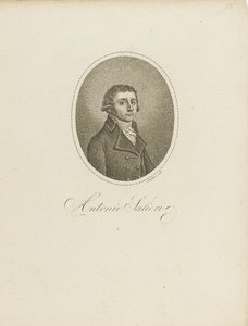 Antonio Salieri 1750-1825, ca. 1800 von Johann Gottfried Scheffner