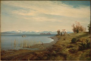 Vorfrühling am Starnberger See von Johann Gottfried Steffan