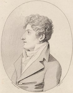 Porträt des Komponisten Francesco Morlacchi 1784-1841, ca. 1820 von Johann Gottlob Seyffert